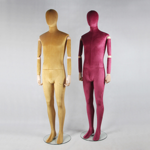 Mới Vải Bao Phủ Khớp Nối Bằng Gỗ Cánh Tay Hiển Thị Kệ Mannequin Cho Quần Áo Hiển Thị - Product Image 3