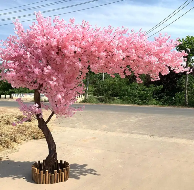 人工アーチ桜の木手作りピンクの木屋内屋外ホームオフィスパーティー結婚式