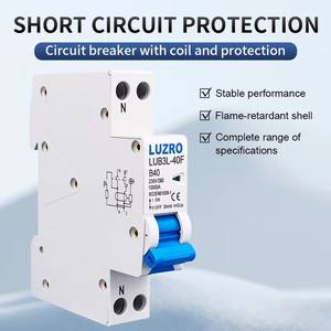 <span class=keywords><strong>DZ47</strong></span>-63 мини-выключатель MCB 63A 1-полюсный 50 Гц см1 пластиковый крепежный рельс PA66 DIN 25A Номинальный ток 1000V/250V Номинальный 10KA - Product Image 2