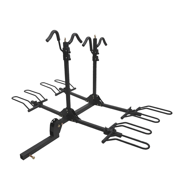 Hitch Mounted Car Bike Carrier Rack Car Bar Carry Four Bikes Carrier Bicycle Rack