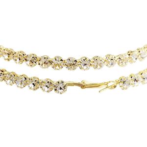 Idealway brincos grandes, brincos grandes de cristal rhinestones anel de arco em massa - Product Image 4