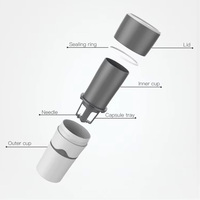 Cafetière à capsules portable pour le bureau, compatible avec les capsules K-Cup, pour café froid.