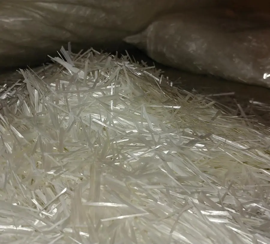 E-glass glass fiber chopped strand for concrete/cement/plaster