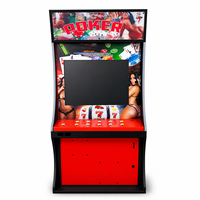 Cabinet d'arcade personnalisé en usine avec cadre métallique durable et grand écran