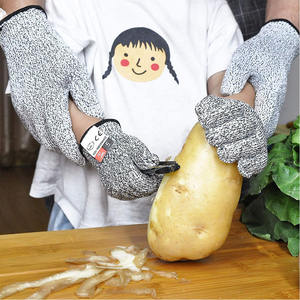 Gants de protection anti-coupure HPPE Grade 5 EN388 CE pour la cuisine, l'abattage, le jardinage, la menuiserie et la sculpture - Vente en gros usine <span class=keywords><strong>Ekai</strong></span> EK-AG01 - Product Image 4