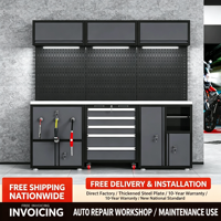 Station de travail pour la réparation automobile, chariot à outils, armoire à outils combinée, établi de réparation multifonctionnel pour les ateliers de maintenance