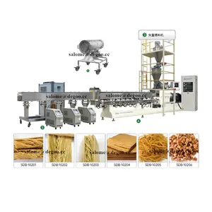 Hoge Mositure Vlees Analoge (Hmma) Natte Soja Vlees Extruder Verwerking Lijn Getextureerde Plantaardige Eiwitten Machine Soja Vlees