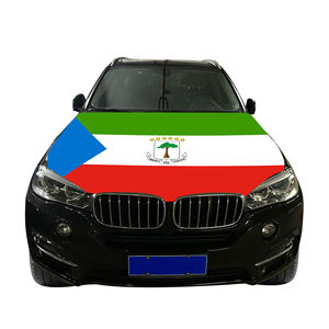 批发120x150cm厘米赤道几内亚汽车发动机罩罩国旗价格实惠耐磨耐用汽车发动机罩罩 - Product Image 3