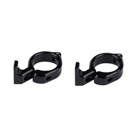 Servicio de Mecanizado CNC Personalizado, Piezas de Aluminio Anodizadas en Negro, Abrazadera para Bicicleta, Técnicas de Ensamblaje Avanzadas, Pruebas Sofisticadas