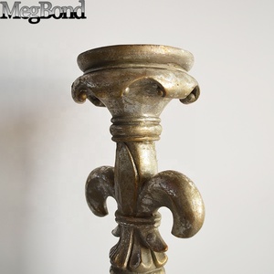 Bán buôn Christian Fleur de LIS côn người giữ ngọn nến vật liệu nhựa nến khác chủ sở hữu đèn lồng & nến lọ - Product Image 5