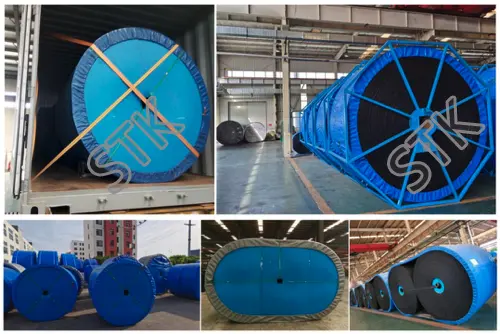 Ep200 2400Mm 2600Mm Ultra Brede Mpa Rubber Transportband