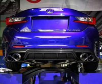 Diffuseur arrière en fibre de carbone, lèvre de pare-chocs arrière, séparateur pour Lexus RC 2014-18 XC10 Coupé, modification aérodynamique arrière, pièces de carrosserie