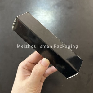 ISMAN Boîte de gloss à lèvres prête à être expédiée W27 H115mm Rose Blanc Noir Or Emballage en papier holographique Vente en gros Marque privée Pro - Product Image 5