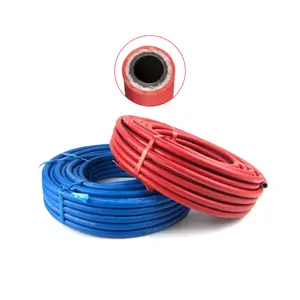 1ply or 2ply polyester braiding pvc air hoses pvc&rubber mixed air hose reel pvc pipe plastic pipes for air compressors
