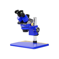Microscopes stéréoscopiques binoculaires MECHANIC MOS260-B11 et trinoculaires MOS300-B11, zoom continu 6-45X, outils de réparation pour téléphones portables, ordinateurs portables et cartes de circuits imprimés