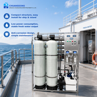 Système de dessalement d'eau de mer par osmose inverse personnalisé 1,5 T/D 1500 LRO, taux de dessalement de 99 %, pour le traitement de l'eau