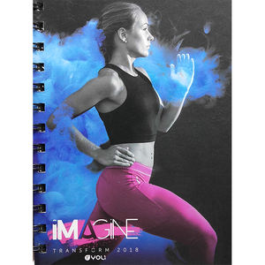 Art Print <b>Spiral</b> Binding Eco-friendly Paper PP Hardcover 100 Sheets A4 A5 Recycled Lines Planner <b>Notebook</b> with Pen - Product Image 3