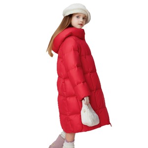 Veste et <span class=keywords><strong>manteau</strong></span> à capuche en velours pour enfants de 90 cm, épaissi, pour filles, <span class=keywords><strong>mi</strong></span>-longue, à accumulation de chaleur, doudoune pour filles - Vêtements d'extérieur - Product Image 5