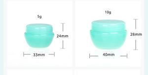 Tarro cosmético de crema de plástico vacío de diferentes tamaños 5G 10G 20G 30g producido en fábrica al por mayor - Product Image 3