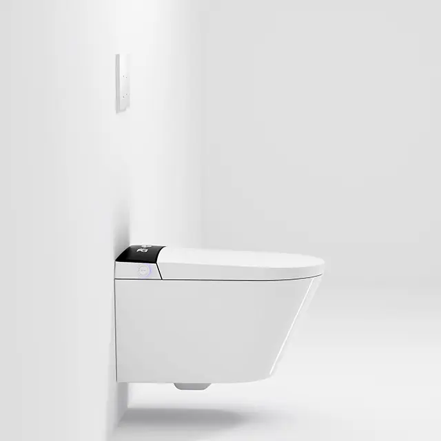 High End Modern Ceramic Wc Designer Wall Pendure WC inteligente com construído em tanque de água