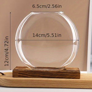 Fabricant <span class=keywords><strong>pas</strong></span> <span class=keywords><strong>cher</strong></span> créatif hôtel fleur plante hydroponique décoration de bureau <span class=keywords><strong>vase</strong></span> <span class=keywords><strong>en</strong></span> verre avec cadre <span class=keywords><strong>en</strong></span> <span class=keywords><strong>bois</strong></span> - Product Image 3