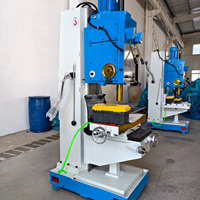 Z5150 mesin bor pilar logam berat 50mm, inti Gearbox kolom persegi bor Radial ketukan vertikal kotak lubang dalam besar