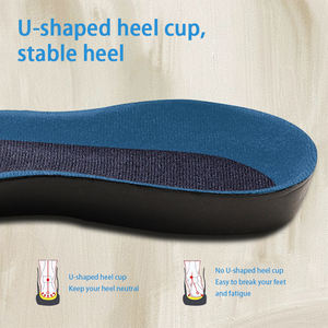 Semelles orthopédiques de sport haute performance avec soutien de la voûte plantaire pour soulager la <span class=keywords><strong>douleur</strong></span> des pieds plats, semelles confortables avec soutien de la voûte plantaire personnalisé en EVA - Product Image 4
