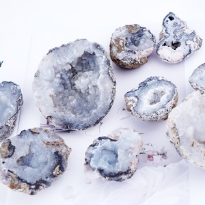 Piedras curativas de cuarzo de cristal Natural de alta calidad, espécimen Mineral, geodas Trancas - Product Image 3