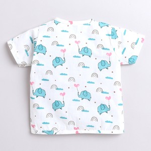 Polka Tots Soft Pure Cotton Media manga Jabla para niños, paquete de 3 Chaleco con estampado de moda para bebés recién nacidos, verano multicolor - Product Image 5