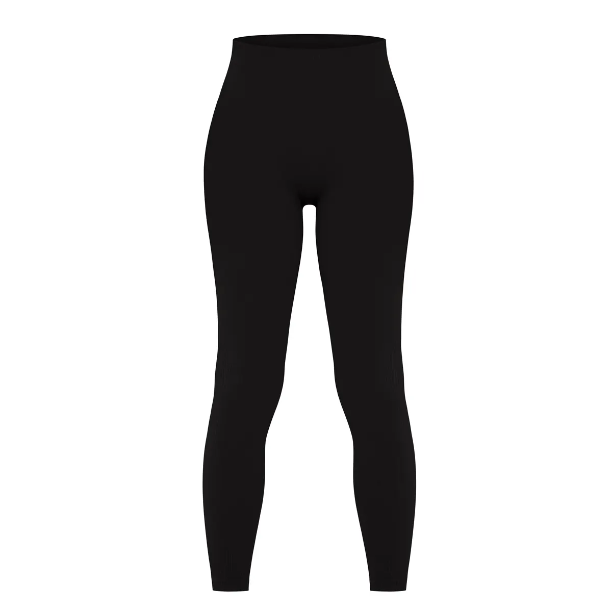Celana Yoga Legging wanita tanpa jahitan kerut bokong ulir olahraga Gimnastik latihan kebugaran Legging