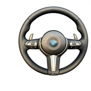 Volant en cuir amélioré pour BMW Série F Série M - <span class=keywords><strong>Sport</strong></span> en cuir intégral - Remplacement direct pour tuning - Product Image 1
