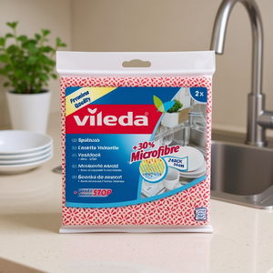 Paños de Cocina 30% Microfibra 36x34cm Paquete de 2 Paños de Limpieza - Product Image 2