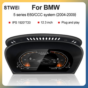 Prix d'usine STWEI Tableau de bord numérique LCD de voiture Instrument de tableau de bord 12,3 pouces Système Linux pour BMW Série 5 E60 - Product Image 2
