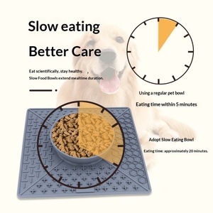 Tazón de Silicona para Alimentación Lenta de Mascotas, para Perros y Gatos, <span class=keywords><strong>Anti</strong></span>-Asfixia, Antideslizante, <span class=keywords><strong>Anti</strong></span>-Vuelco - Product Image 2