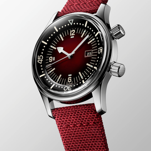 Montre mécanique automatique pour hommes, style sport, bracelet en tissu, lunette rotative, affichage de la date, montre-bracelet Longinesing - Product Image 4