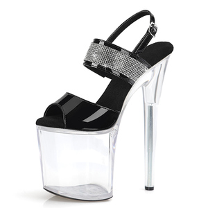 Sandalias de Plataforma Góticas de 20 cm, Estilo Nuevo, para Crossdressing, Abiertas, con Tacón de Aguja, para Pole Dance, Stripper, para Mujer, para Verano, Pasarela - Product Image 1