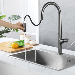 Grifo de cocina <span class=keywords><strong>con</strong></span> <span class=keywords><strong>sensor</strong></span> táctil <span class=keywords><strong>Grifos</strong></span> <span class=keywords><strong>con</strong></span> función de ahorro de agua <span class=keywords><strong>con</strong></span> grifo rociador extraíble - Product Image 4