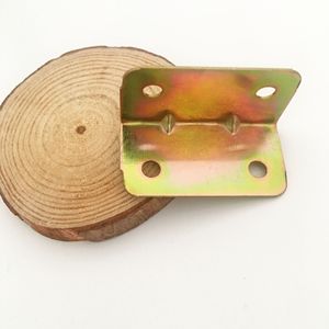 Connecteur d'angle en L métallique à 4 trous Factory 3810 Rainbow, accessoire de quincaillerie à 90 degrés - Product Image 1