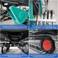 SDLQ LQR-130 hydraulique vibro marteau béton palplanches vibro marteau chenille tige de verrouillage Cfa empilage plate-forme