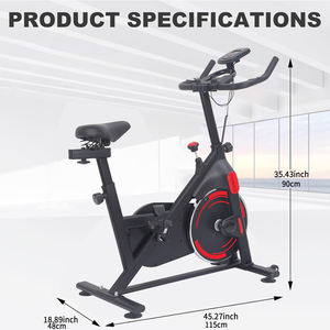 Custom Logo Fitness Apparatuur Thuis Gebruik Indoor Stille Slimme Draaiende Fietsfiets Met Monitoren - Product Image 2