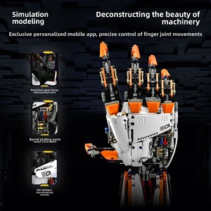 Bloques de Construcción de Brazo Mecánico con Control Remoto y Programación, Juguete de Construcción de Robot de Plástico ABS, Cyberman Armored Soaring Punk - Product Image 3