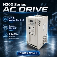 Convertisseur monophasé 220V vers triphasé 220V de haute qualité à prix abordable, variateur de fréquence 3,7KW 5HP 50Hz 60Hz VFD
