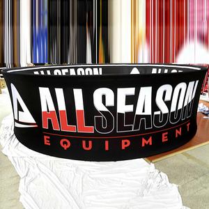 Triển Lãm Thương Mại 280gsm Dệt Kim Polyester Hai Mặt Đồ Họa In 8ft Trần Treo <span class=keywords><strong>Banner</strong></span> - Product Image 6