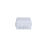 Scatola di Giunzione in ABS Impermeabile IP65 100x100x70mm, Supporto per Fori Personalizzati, Striscia Sigillante Integrata, Resistente ai Raggi UV, per Esterni
