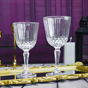 Vente chaude Old Fashion En Relief Cristal Rouge Verre À Vin Gobelets Verres À <span class=keywords><strong>Champagne</strong></span> - Product Image 3