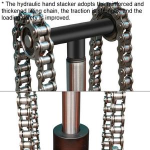 Aangepaste Hydraulische Pallet Stapelaar Heftruck Mechanische Schakelaar 1000Kg 1500 Kg 2000Kg Handmatige Lierstapelaar - Product Image 4