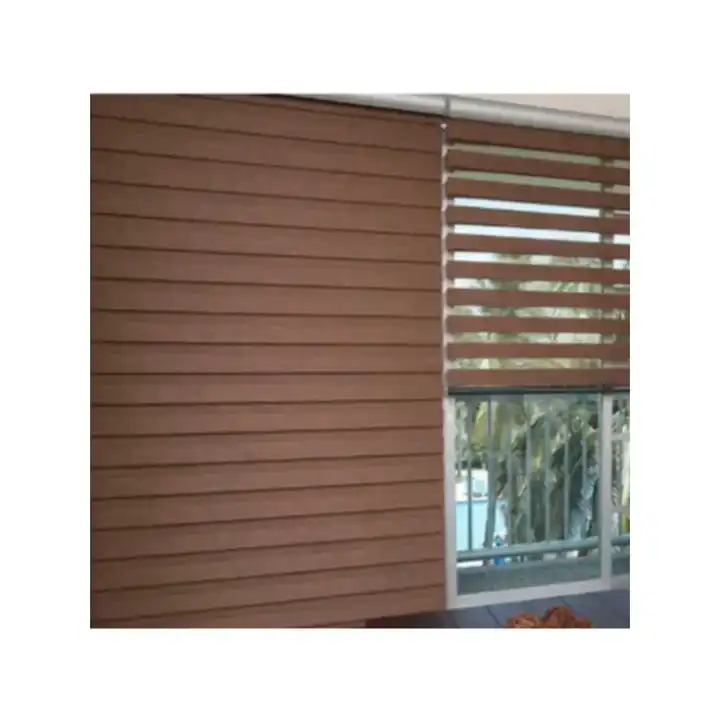 Marais 120X150 Black Wood Dense Woodlook Enrollable Persiana Blinds Shades & Shutters