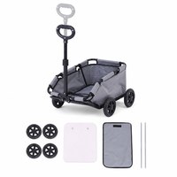Chariot pliable en PVC pour petits animaux de compagnie, léger et portable, pour chats et chiens, idéal pour le camping et les voyages