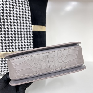 Custom Crocodile Leather Box Bag – Versatile Work & Date Night Crossbody Shoulder Bag for Women | Luxury Lady Purse Wholesale - Product Image 1