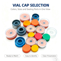 Capsules à clapet en aluminium et plastique à structure intégrée, combinaison aluminium-plastique, design personnalisable, pour échantillons médicinaux
